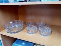 Lot of  crystal bowl