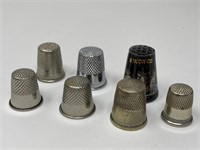 Thimble Collection- Ceramic & Silver Plate