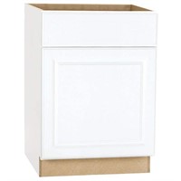Satin White Kitchen Cabinet 24x34.5x24 in.