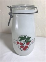 Ermetico Cherry Harvest Vintage Hinged Jar