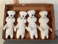 4 Pillsbury Dough Boy figures