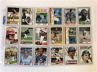 Vintage Baseball Cards Lot of 18 cards