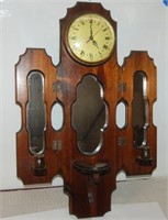 Vintage Clock and Mirror