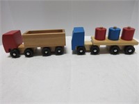 2 STOCK WOODEN TOYS