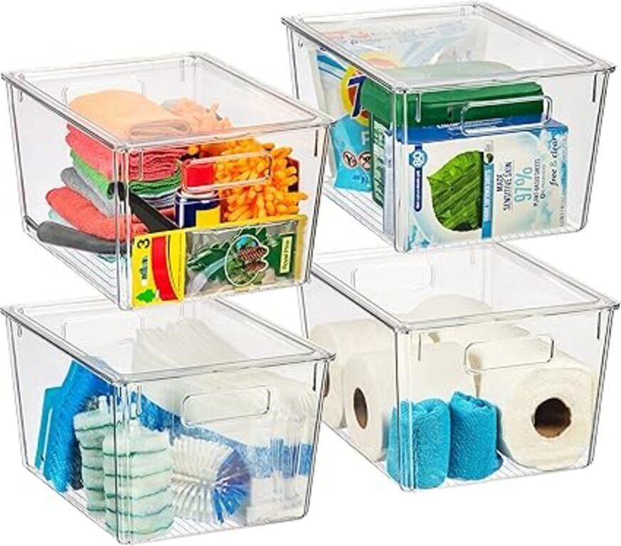 ClearSpace Plastic Storage Bins with Lids X-Large