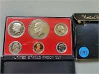 1976 US Proof set. Buyer must confirm all currency