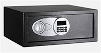 Security Safe Lock Box, Black - 0.7 Cubic Feet