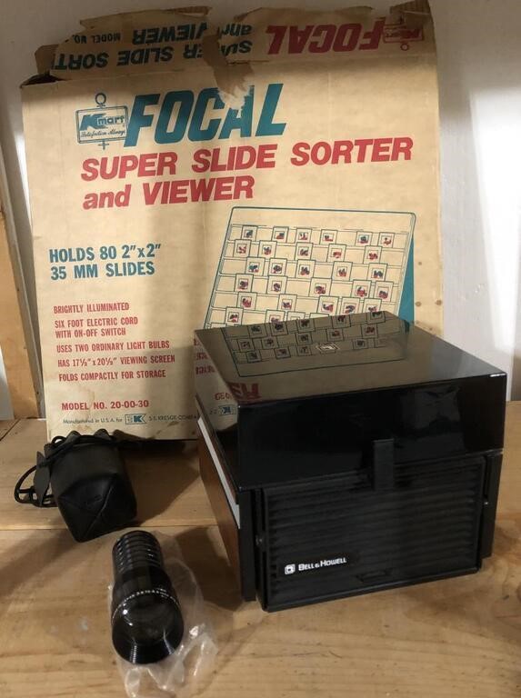 Slide Projector and Light Box