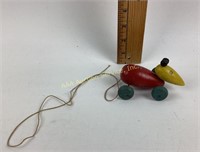 Wooden Toy Mouse on a string please see photos