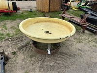 54" round metal sink base