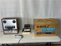 Sony TC-850 Reel to Reel with Box & Extras