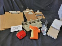 Clipboards, Labelers, Hole Punch