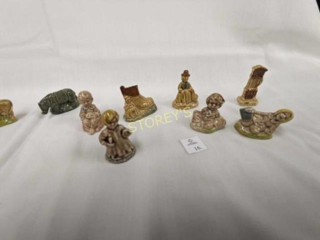Red Rose Tea Figurines - 4 animals, 7 nursery rhym