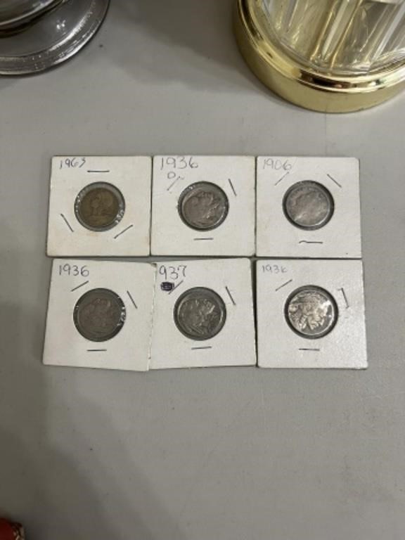 1906-1963 uncertified coins