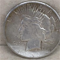 1926 Peace silver dollar