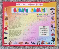 Beanie Babies First Official Newsletter