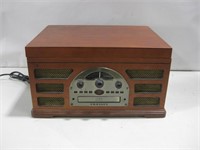 Crosley CR66 Music Player Powered On See Info