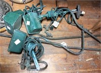 Vintage Gas Lamp Pipes & Fixtures and Green