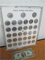 Liberty Walking Silver Half Dollars 1936-1947 Set