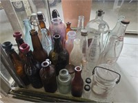 Estate lot of vintage bottles