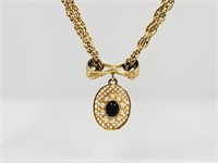 Necklace Double Chain 15.5"