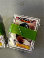 1985 and 1988 Topps allstar baseball card sets