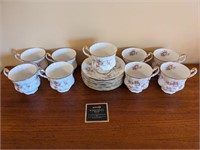 Paragon English China "Victoriane Rose" Cups &