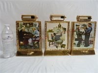 Norman Rockwell Bourbon Whiskey Decanters ~ 3