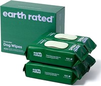 Earth Rated Dog Wipes, Thick Plant Based Grooming