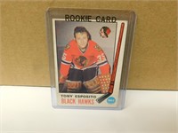 1969-70 OPC Tony Esposito #138 Rookie Hockey Card
