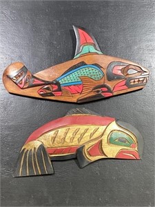 Herman Peter Kuper Hand Carved Whale & More