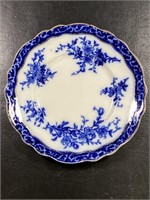Stanley Pottery Flow Blue "Touraine" Plate