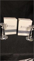 Pair of Waterford Illuminology Candleholders