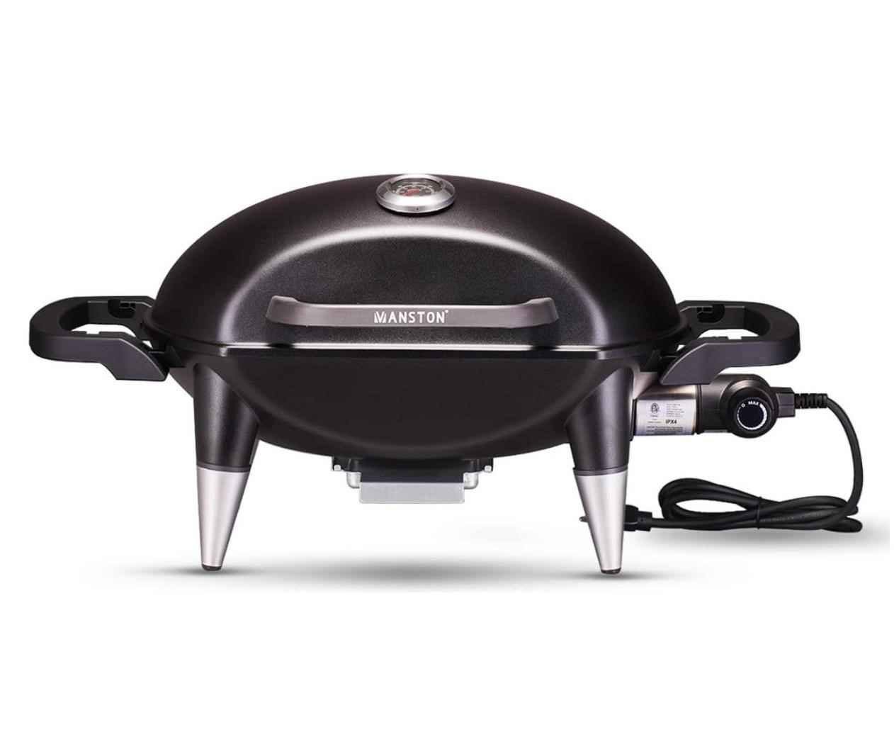 Outdoor Electric Grill & Smoker  Black 1500W**