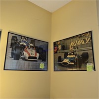 Wall pictures, nook, atari computer module, vhs