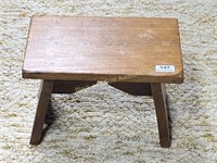 Small Handmade Oak Stool