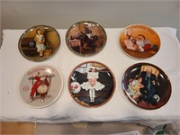 Assortment of Normal Rockwell Collector Plates