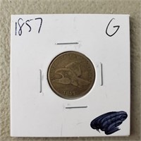 1857 Flying Eagle Penny