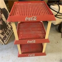 Coca Cola Plastic Display Shelf