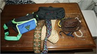 Box lot of Belts and Fanny Pouches