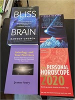 Astrology, brain, horoscope books