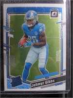 2023 DONRUSS OPTIC JAHMYR GIBBS ROOKIE CARD