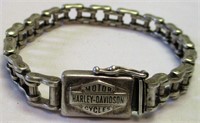 10" Sterling Harley Davidson Motorcycle Bracelet