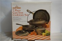 Cast Iron Cookware Set 7 Piece