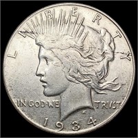 1934-S Silver Peace Dollar CLOSELY UNCIRCULATED