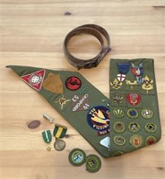 1953 Boy Scouts of America sash/Eagle Scout medal