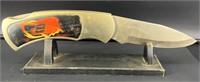 Giant Stainless #8 Knife With Display