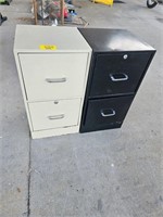 (2) 2-DRAWER FILING CABINETS