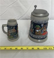Vintage German Stein and mug Western German