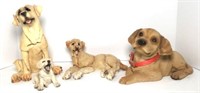 Dog Figurines- Lot of 4- A Breed Apart & More